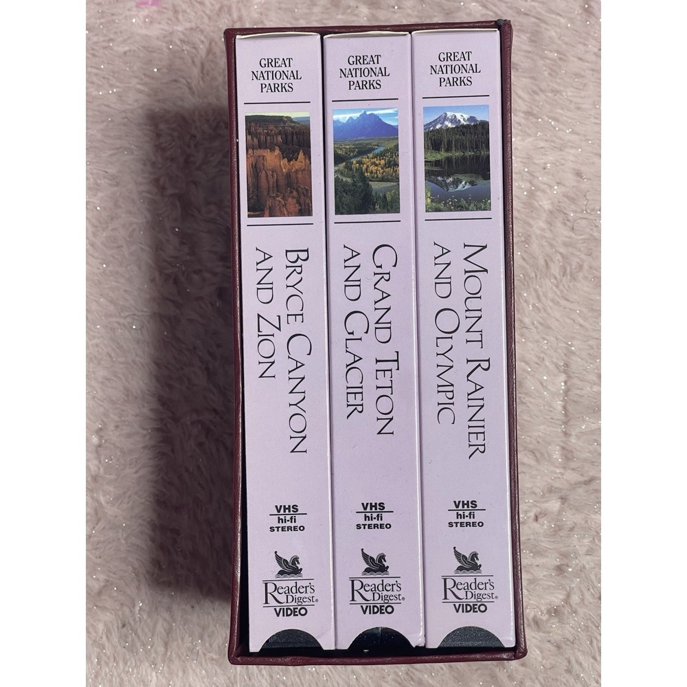 Readers Digest Greatest National Parks VHS Tapes